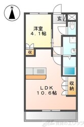 エトワール新在家の物件間取画像